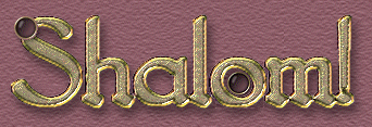 Shalom! Peace be with you